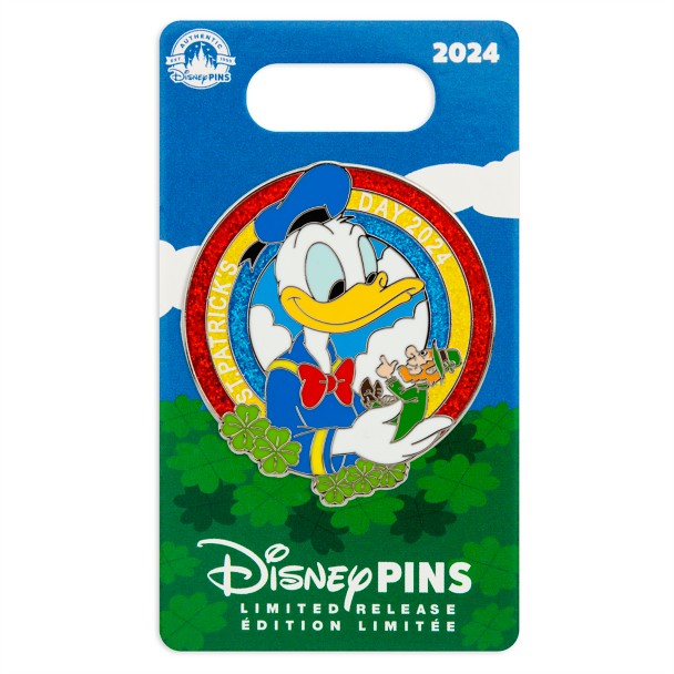 Donald Duck and Patrick Begorra St. Patrick's Day 2024 Pin – Limited Release