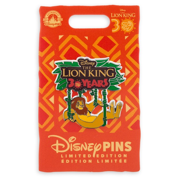 Simba The Lion King 30th Anniversary Pin – Limited Edition