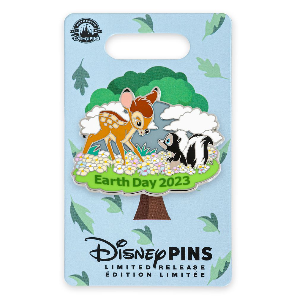 Bambi and Flower Earth Day 2023 Pin – Limited Release