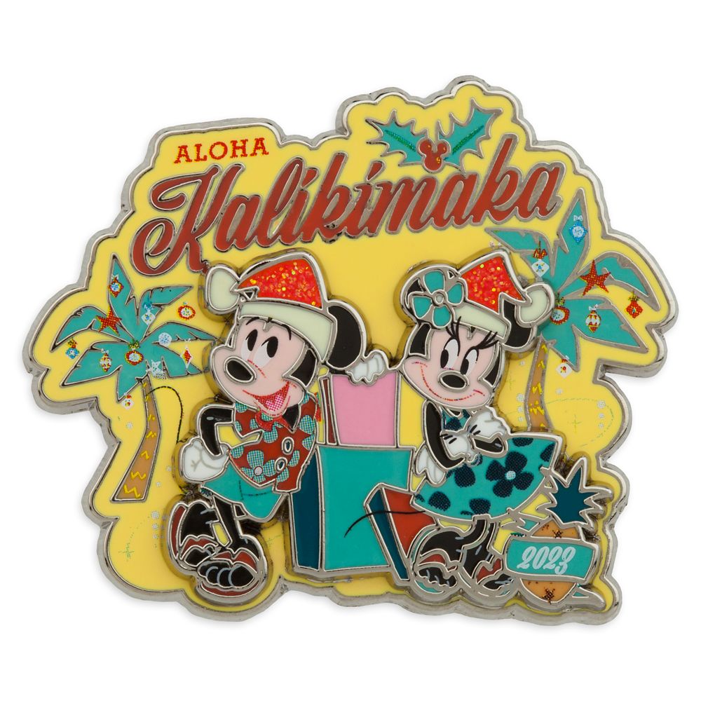 Mickey Mouse and Minnie Mouse ”Aloha Kalikimaka” Holiday Pin – Limited Edition is now out for purchase
