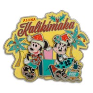 Mickey Mouse and Minnie Mouse ''Aloha Kalikimaka'' Holiday Pin – Limited Edition
