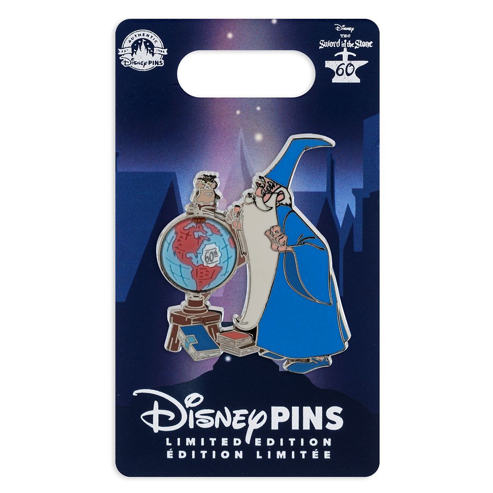 Merlin and Archimedes Pin – The Sword in the Stone 60th Anniversary – Limited Edition