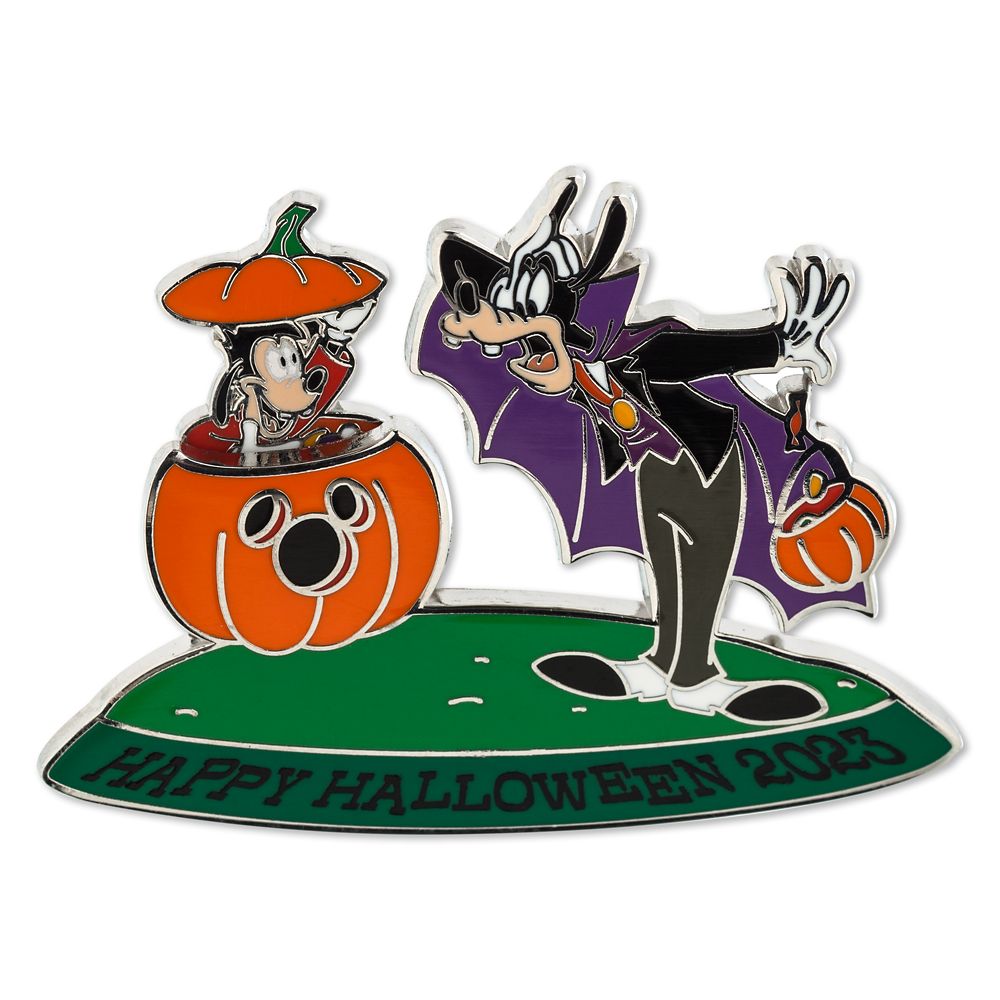 Goofy and Max Halloween 2023 Slider Pin Official shopDisney