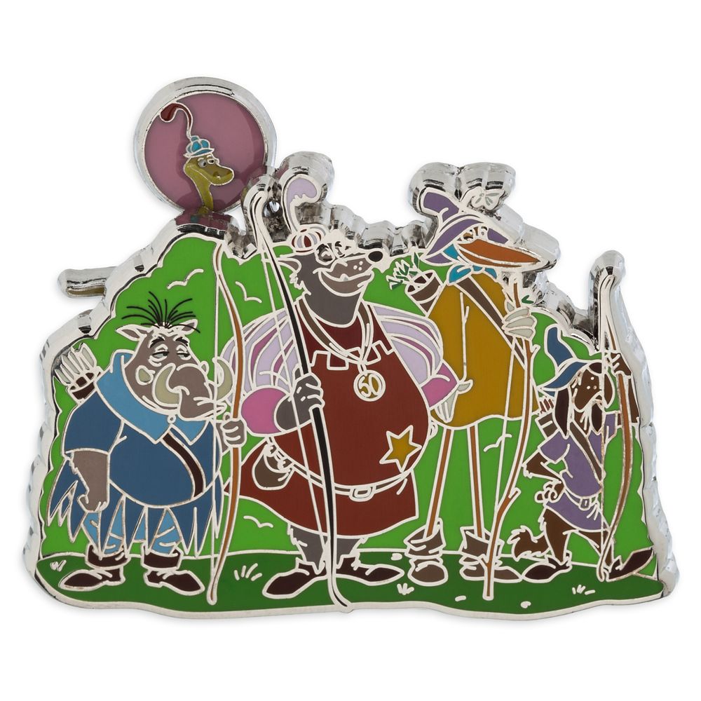 Sheriff of Nottingham, Sir Hiss and Archers Slider Pin – Robin Hood 50th Anniversary – Limited Edition is now out for purchase