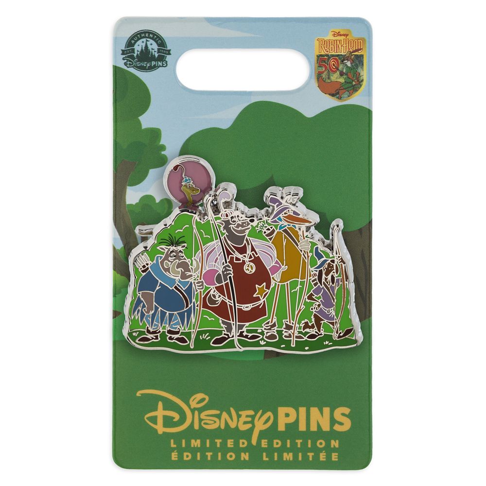 Sheriff of Nottingham, Sir Hiss and Archers Slider Pin – Robin Hood 50th Anniversary – Limited Edition