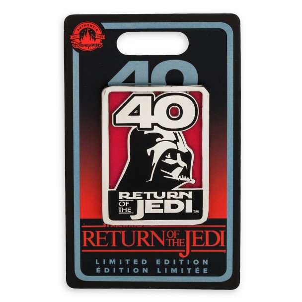 Darth Vader Star Wars: Return of the Jedi 40th Anniversary Pin – Limited Edition