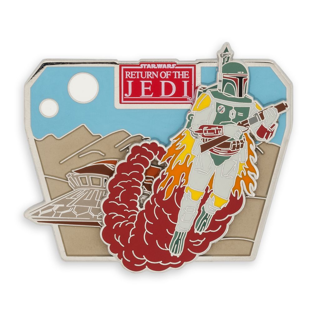 Boba Fett Star Wars: Return of the Jedi 40th Anniversary Pin – Limited Release available online