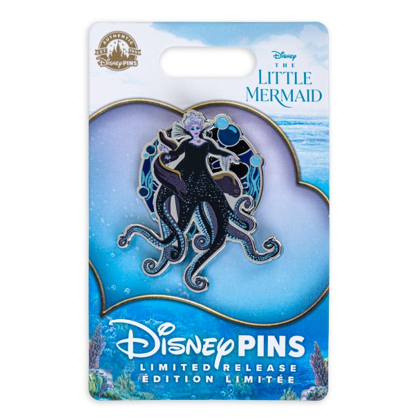 Embroidery Mermaid Villain Ursula Pin Trading Book Bag for Disney Pin  Collection