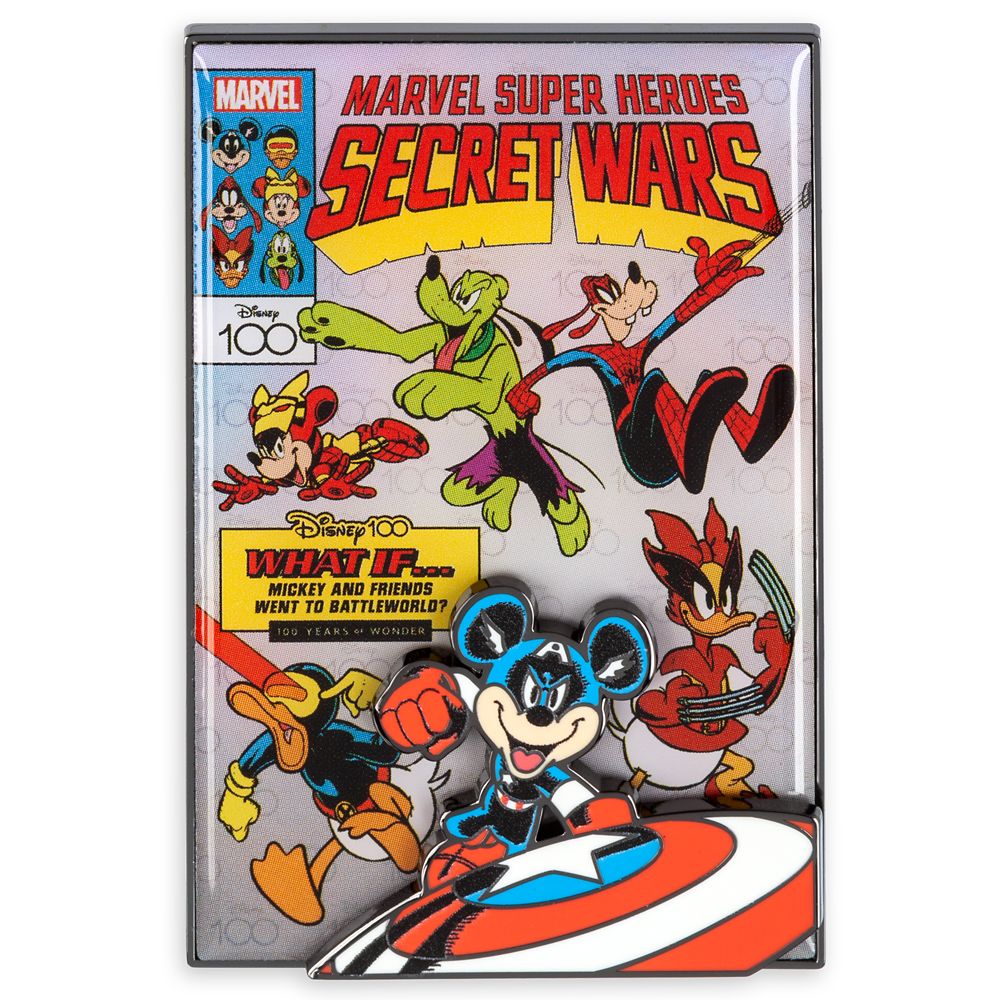 Mickey Mouse and Friends Marvel Super Heroes Secret Wars Pin – Disney100 – Limited Release