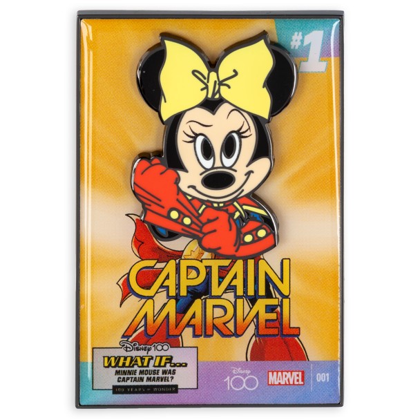 Minnie Mouse: Captain Marvel Comic Pin – Disney100 – Limited Release