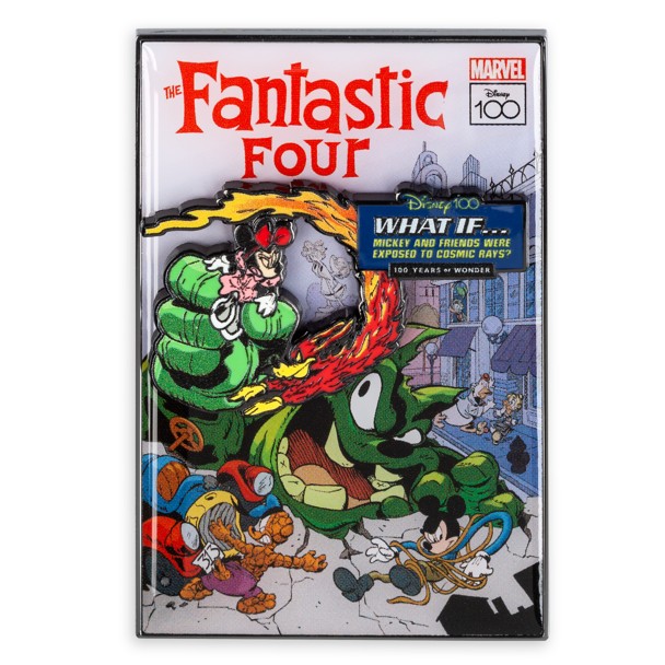 Mickey Mouse and Friends Fantastic Four Comic Pin – Disney100 – Limited Release