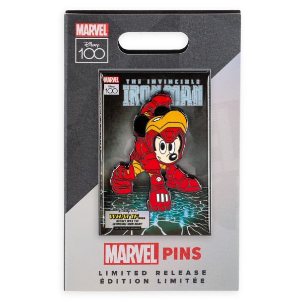 Mickey Mouse: The Invincible Iron Man Comic Pin – Disney100 – Limited Release