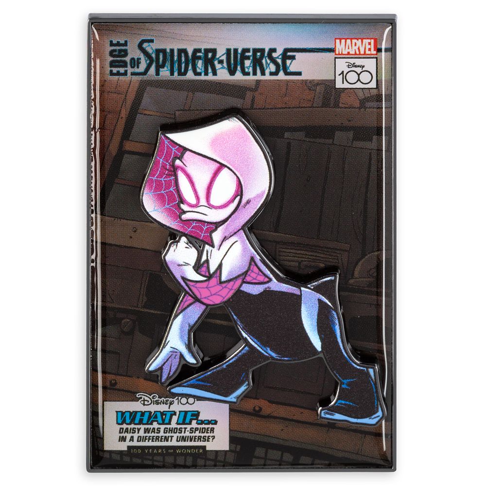 Daisy Duck Edge of Spider-Verse Comic Pin – Disney100 – Limited Release