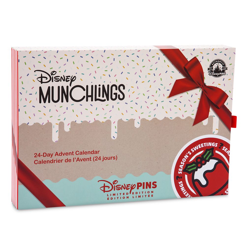 Disney Munchlings 24-Day Advent Calendar Mystery Pin Set 2023 – Limited Edition