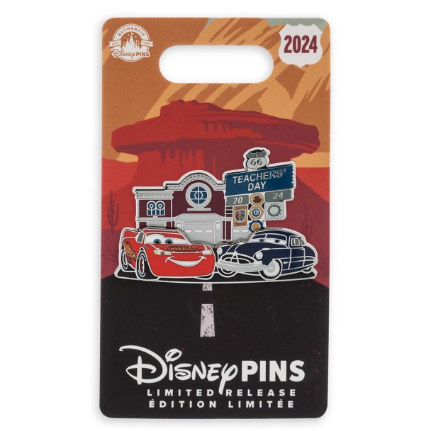 Lightning McQueen and Doc Hudson Teacher's Day 2024 Pin – Cars – Limited Release