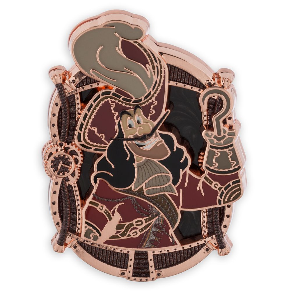 Captain Hook Disney Villains Mechanical Mischief Pin – Peter Pan – Limited Release – Buy Online Now