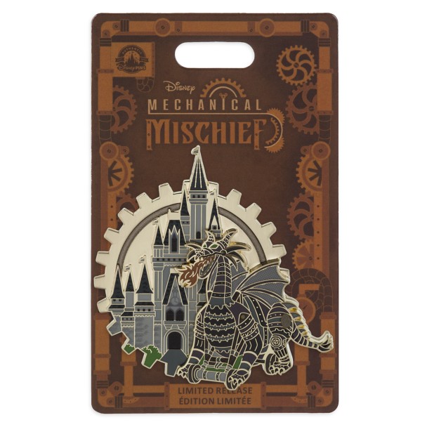 Maleficent as Dragon Disney Villains Mechanical Mischief Mini Jumbo Pin – Disney Parks – Limited Release