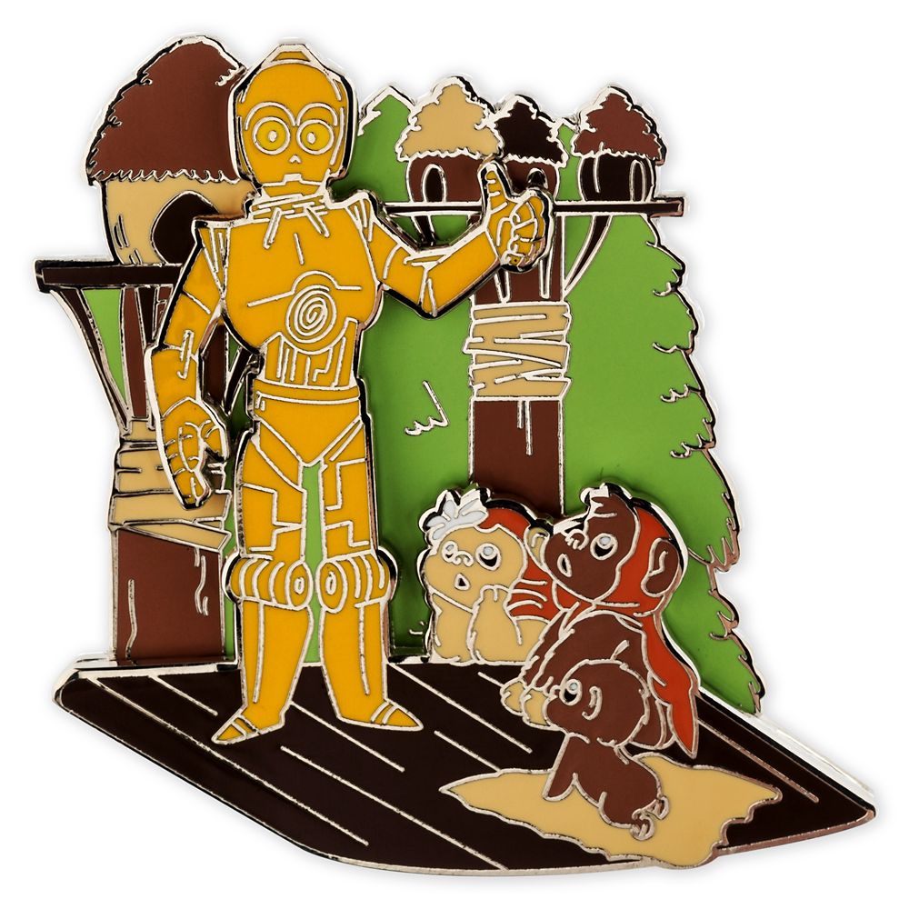C-3PO and Ewoks Pin – Star Wars now available