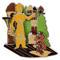 C-3PO and Ewoks Pin – Star Wars