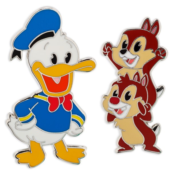 Donald Duck and Chip 'n Dale Build-a-Pin Set
