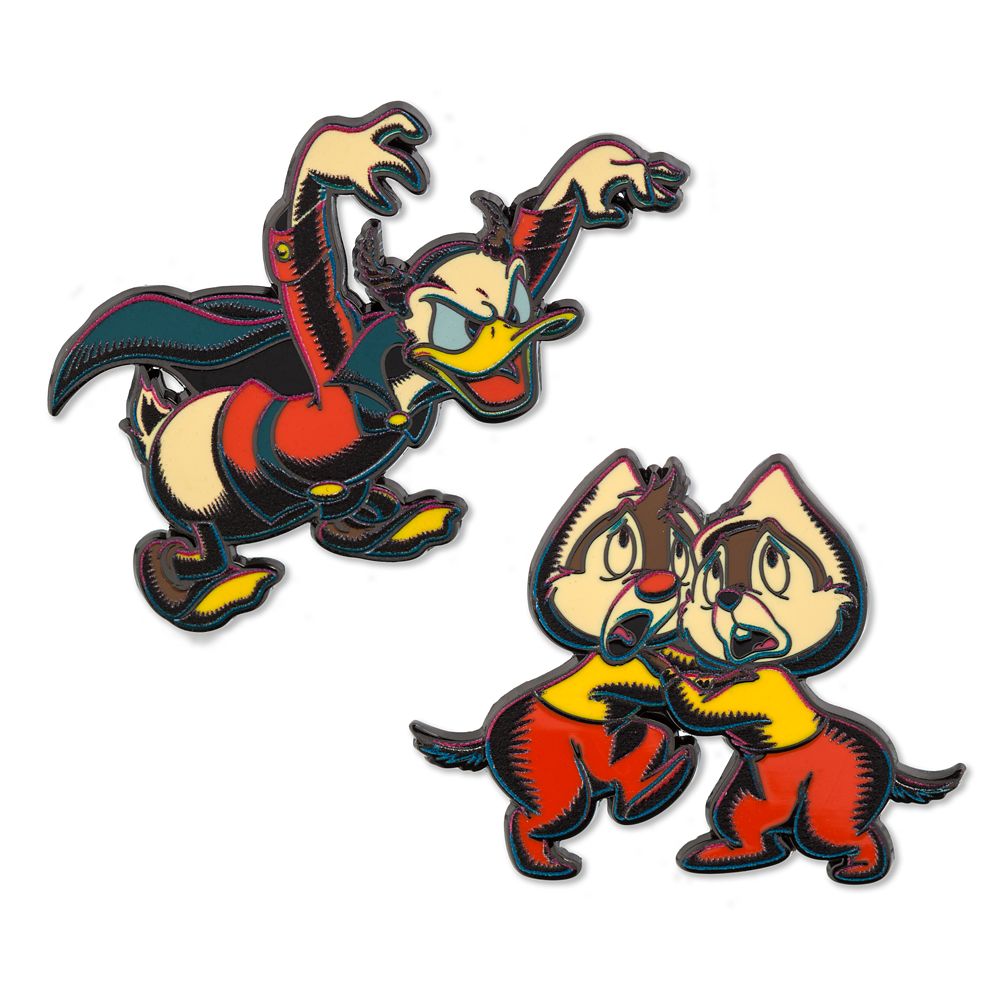 Donald Duck and Chip 'n Dale Halloween Pin Set