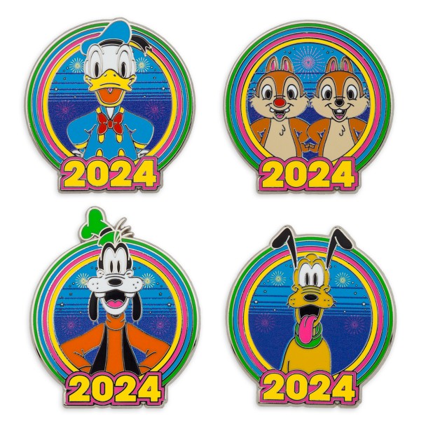 Disney Booster Pin Set - 2024 Mickey and Friends