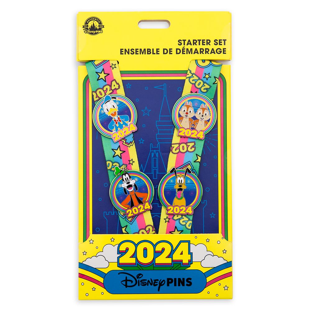 Disney Parks 2024 Pin Trading Starter Set