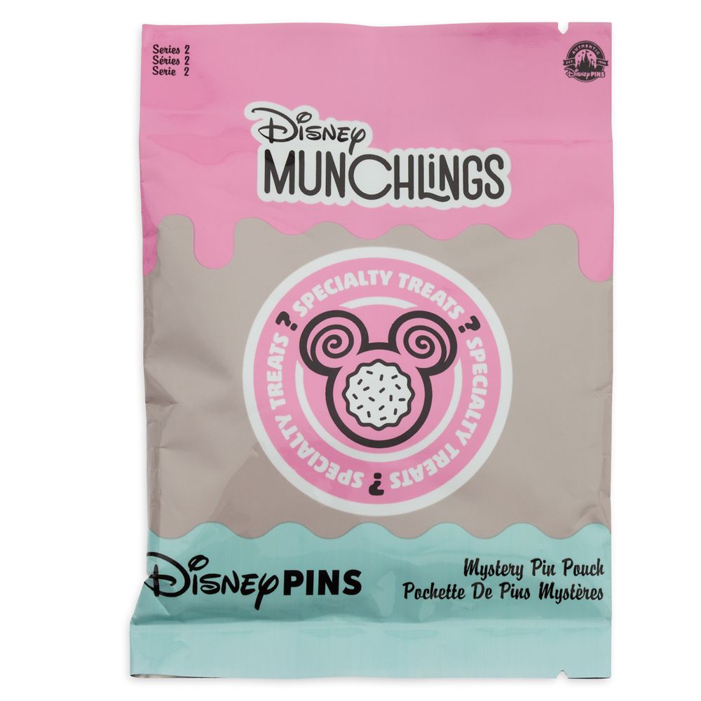 Disney Munchlings Series 2 Mystery Pin Blind Pack – 5-Pc. – Limited Release