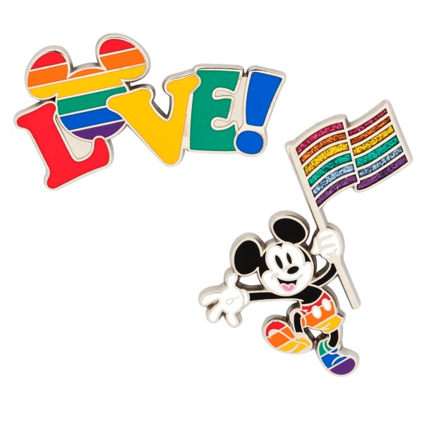 Disney Parks - PatcheD - Rainbow Pride Mickey Icon at 's  Entertainment Collectibles Store