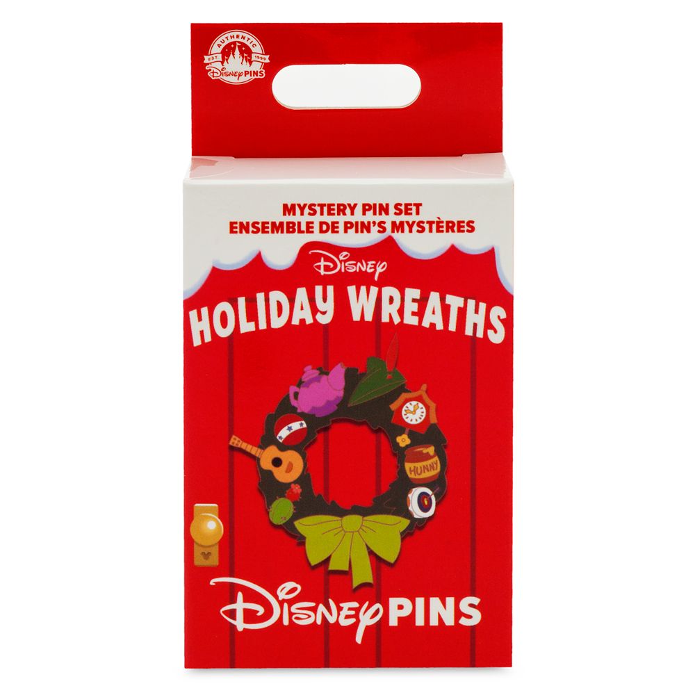 Disney Holiday Wreaths Mystery Pin Blind Pack – 2-Pc.