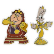 Lumiere and Cogsworth Pin Set – Beauty and the Beast