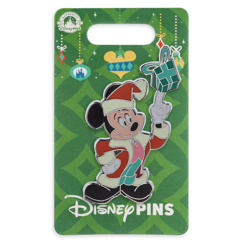 Santa Mickey Mouse Holiday Pin