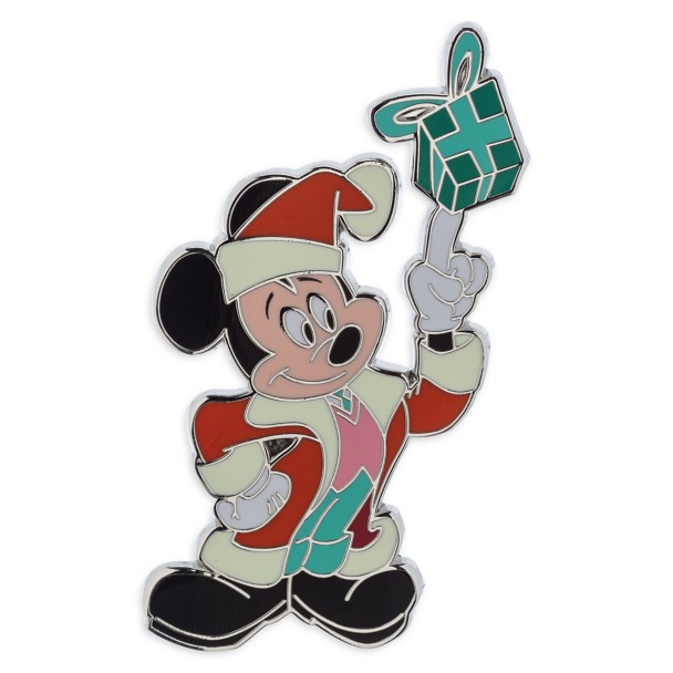 Santa Mickey Mouse Holiday Pin