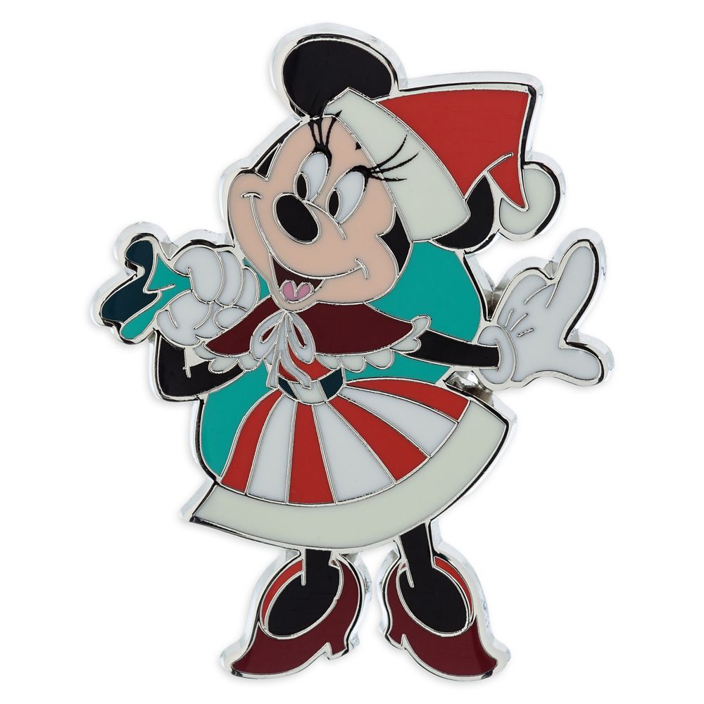 Mrs. Santa Minnie Mouse Holiday Pin
