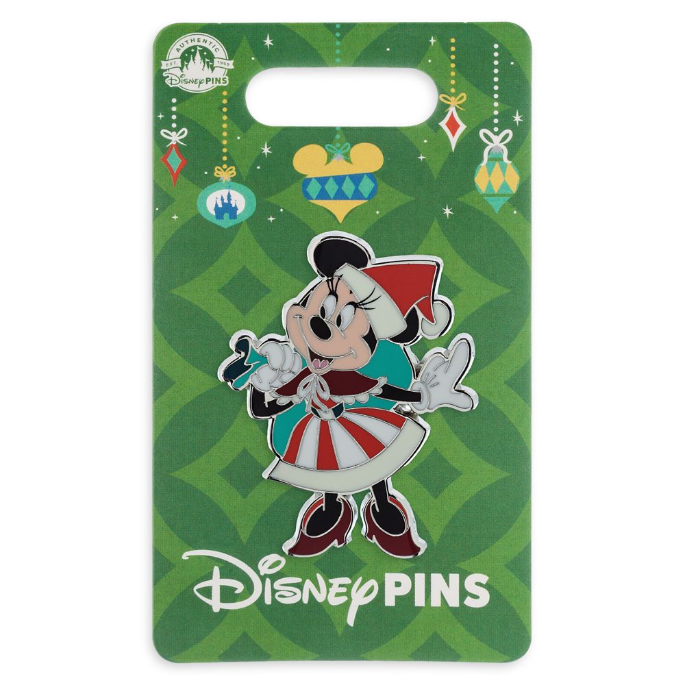 Mrs. Santa Minnie Mouse Holiday Pin