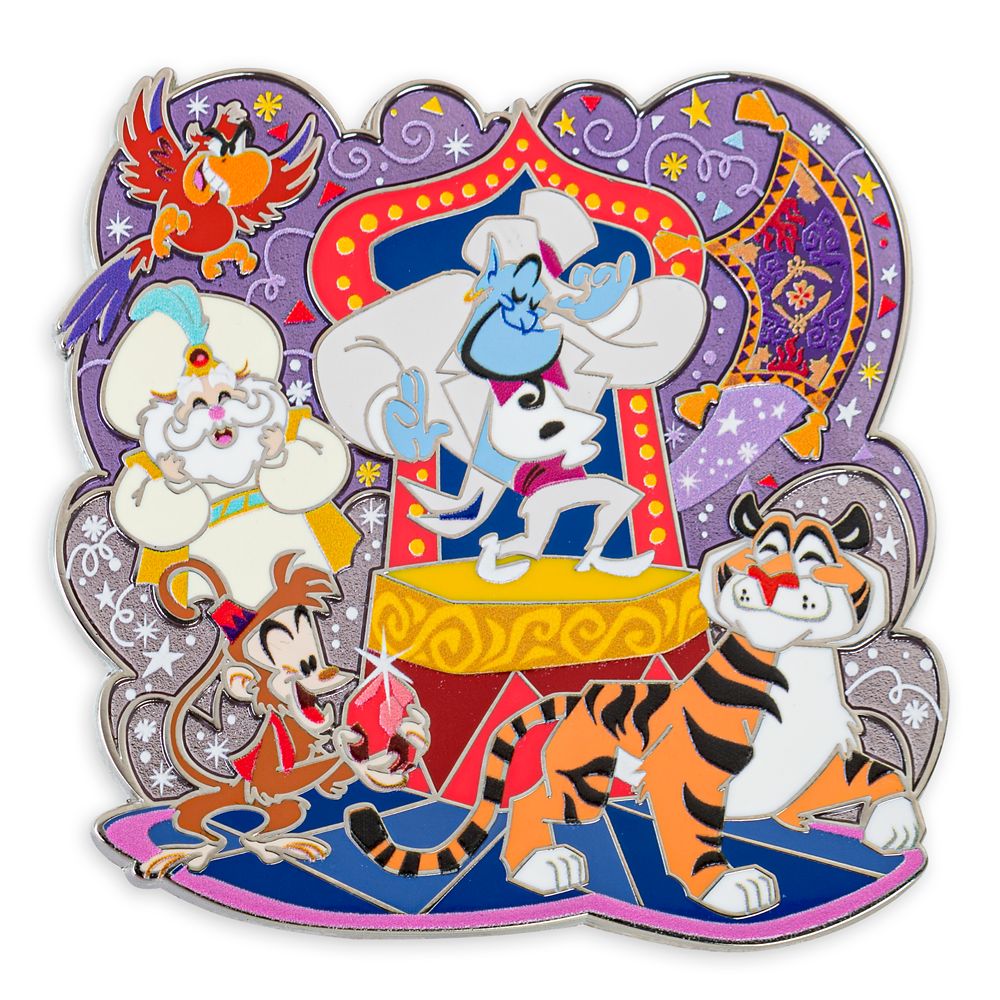 Aladdin Supporting Cast Pin can now be purchased online