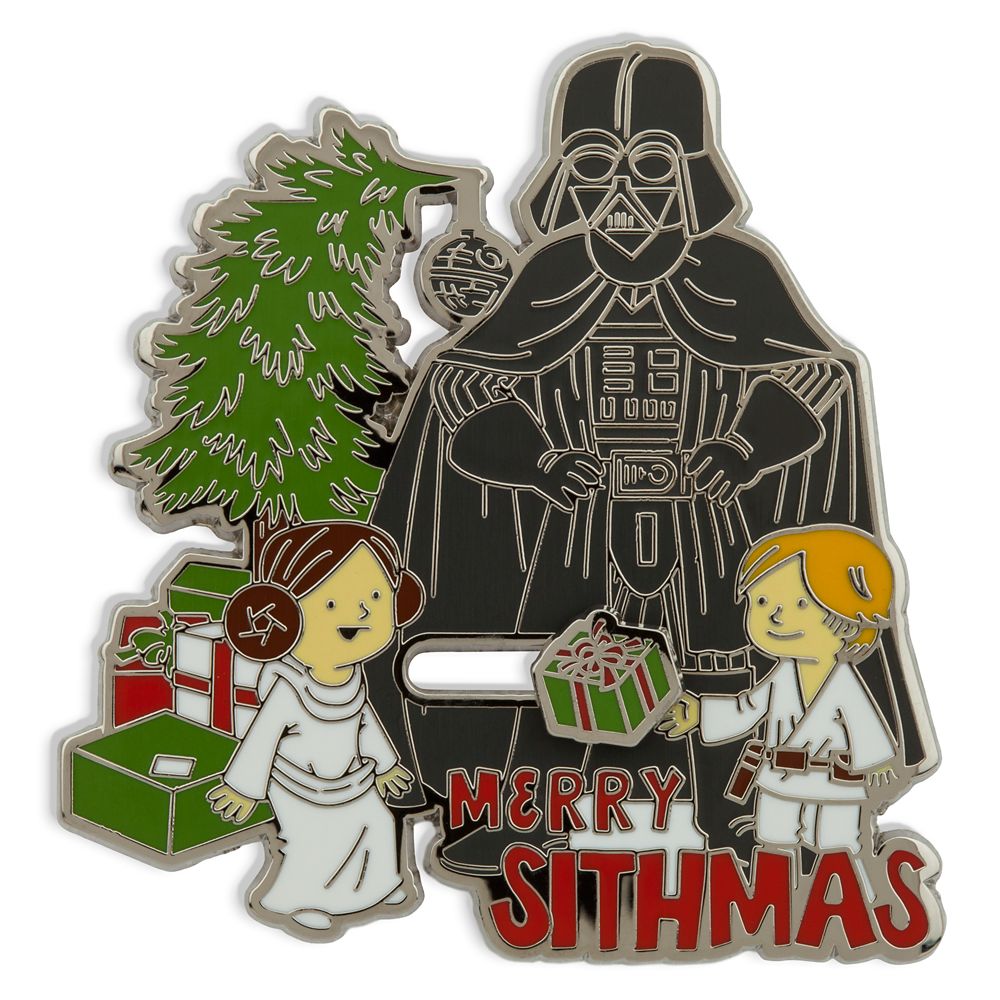 Star Wars ”Merry Sithmas” Holiday Pin here now