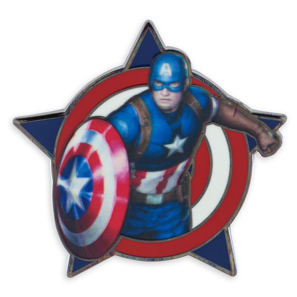 Captain america lapel pin