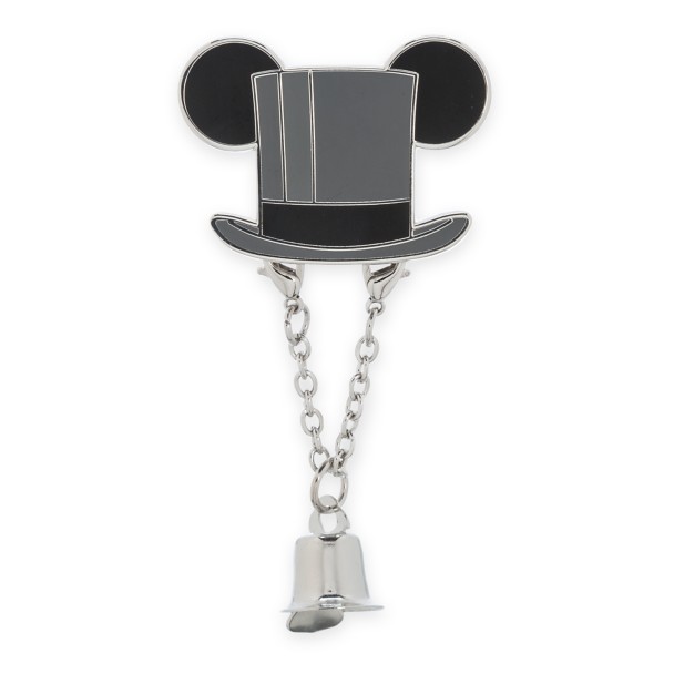 Mickey Mouse Top Hat Wedding Bells Pin