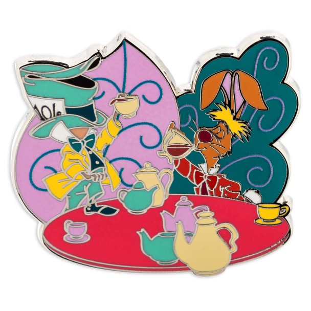 Mad Hatter and March Hare Pin – Alice in Wonderland