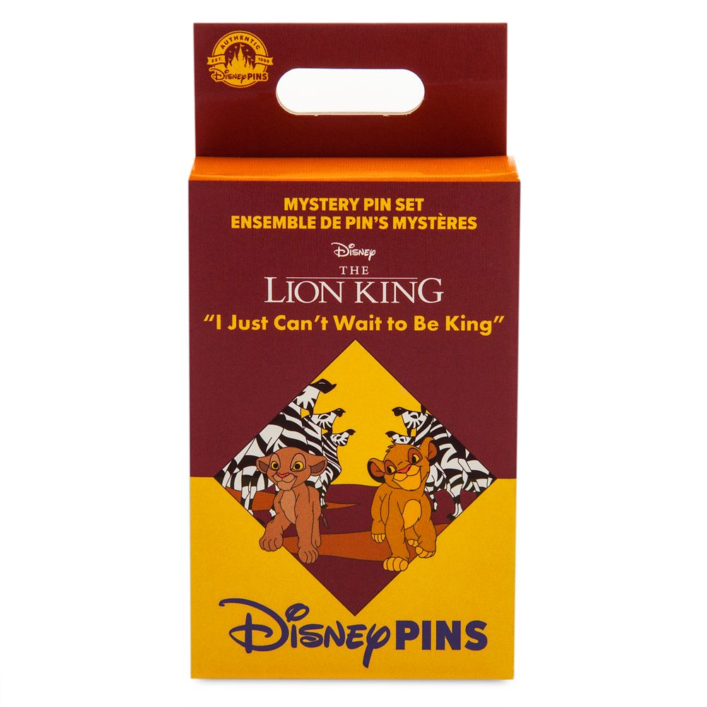 The Lion King ''I Just Can't Wait to be King'' Mystery Pin Blind Pack &ndash; 2-Pc. &ndash; Limited Release