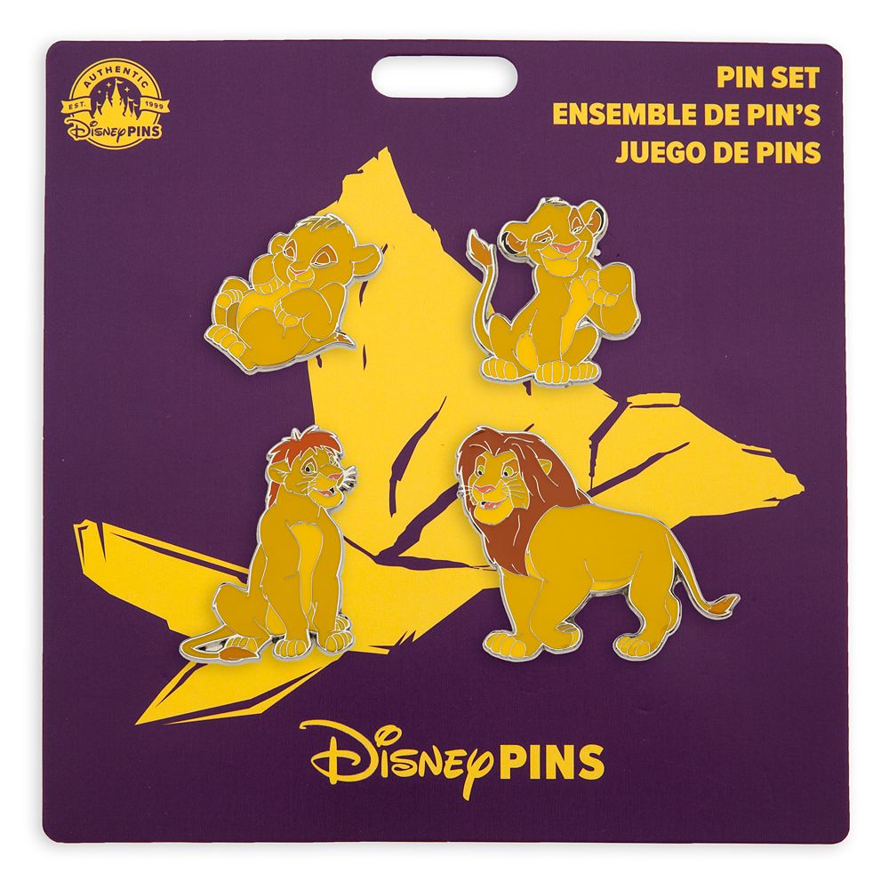 Simba Pin Set &ndash; The Lion King