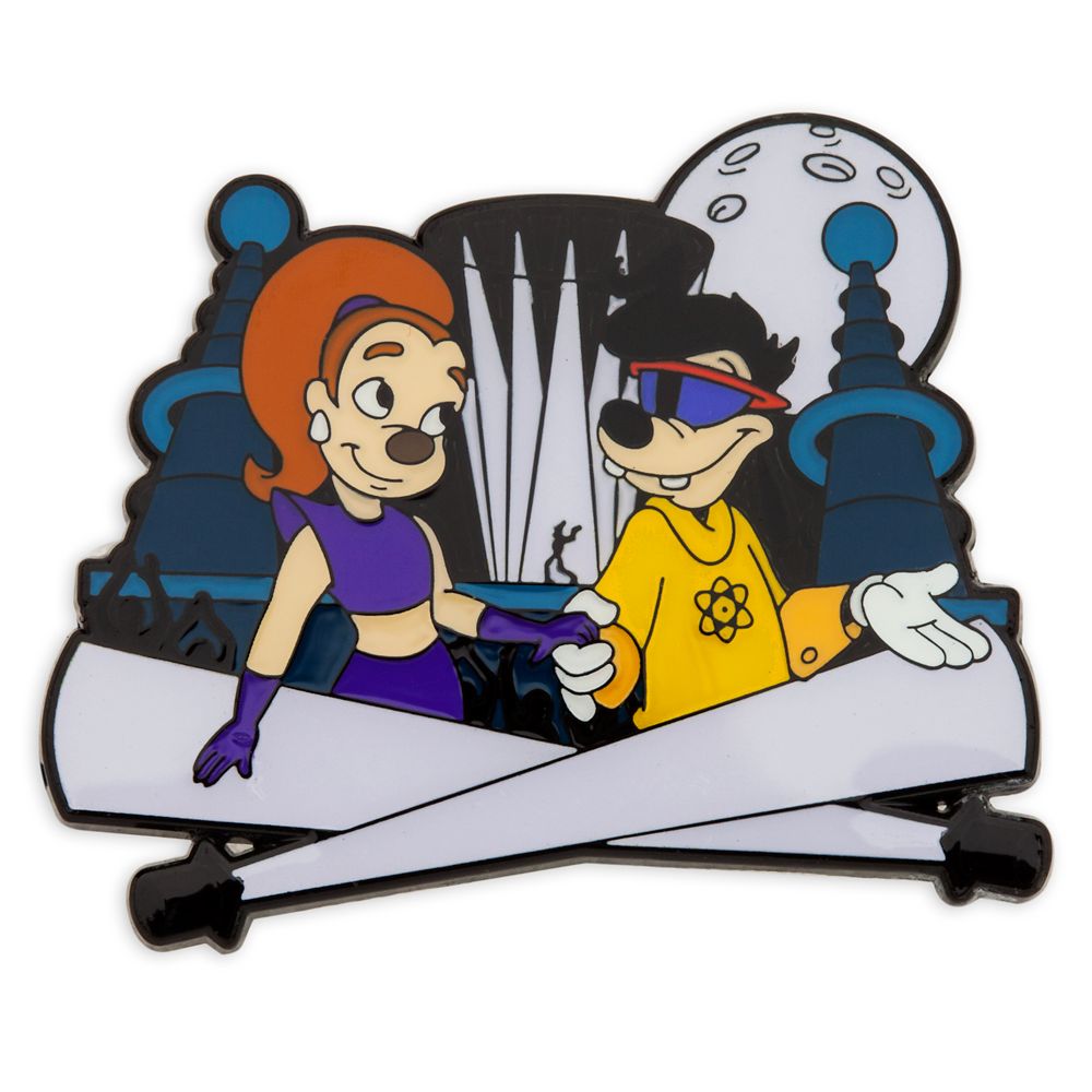 Roxanne with Max as Powerline Glow-in-the-Dark Pin – A Goofy Movie