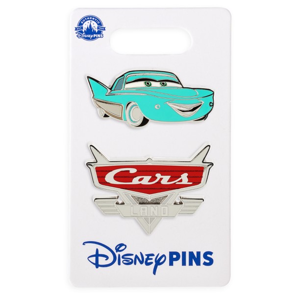 Flo and Cars Land Logo Pin Set