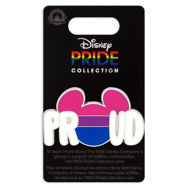 Mickey Mouse Icon Pin – Bisexual Flag – Disney Pride Collection