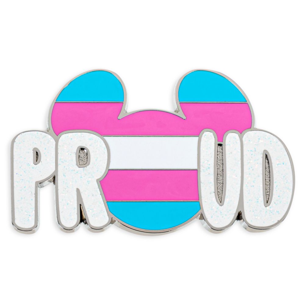 Mickey Mouse Icon Pin – Transgender Flag – Disney Pride Collection now available