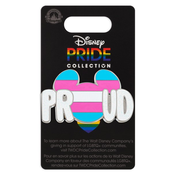 Mickey Mouse Icon Pin – Transgender Flag – Disney Pride Collection