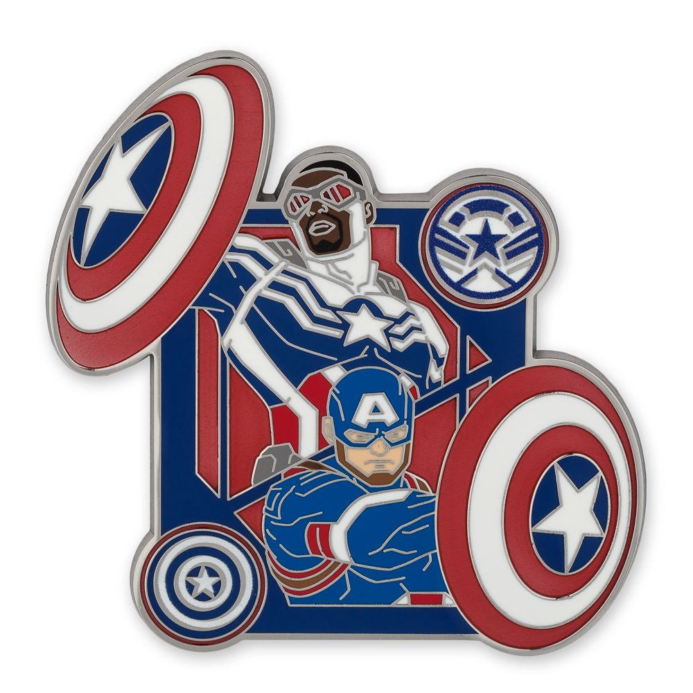 Captain America Pin – Sam Wilson and John Walker – The Falcon and the Winter Soldier