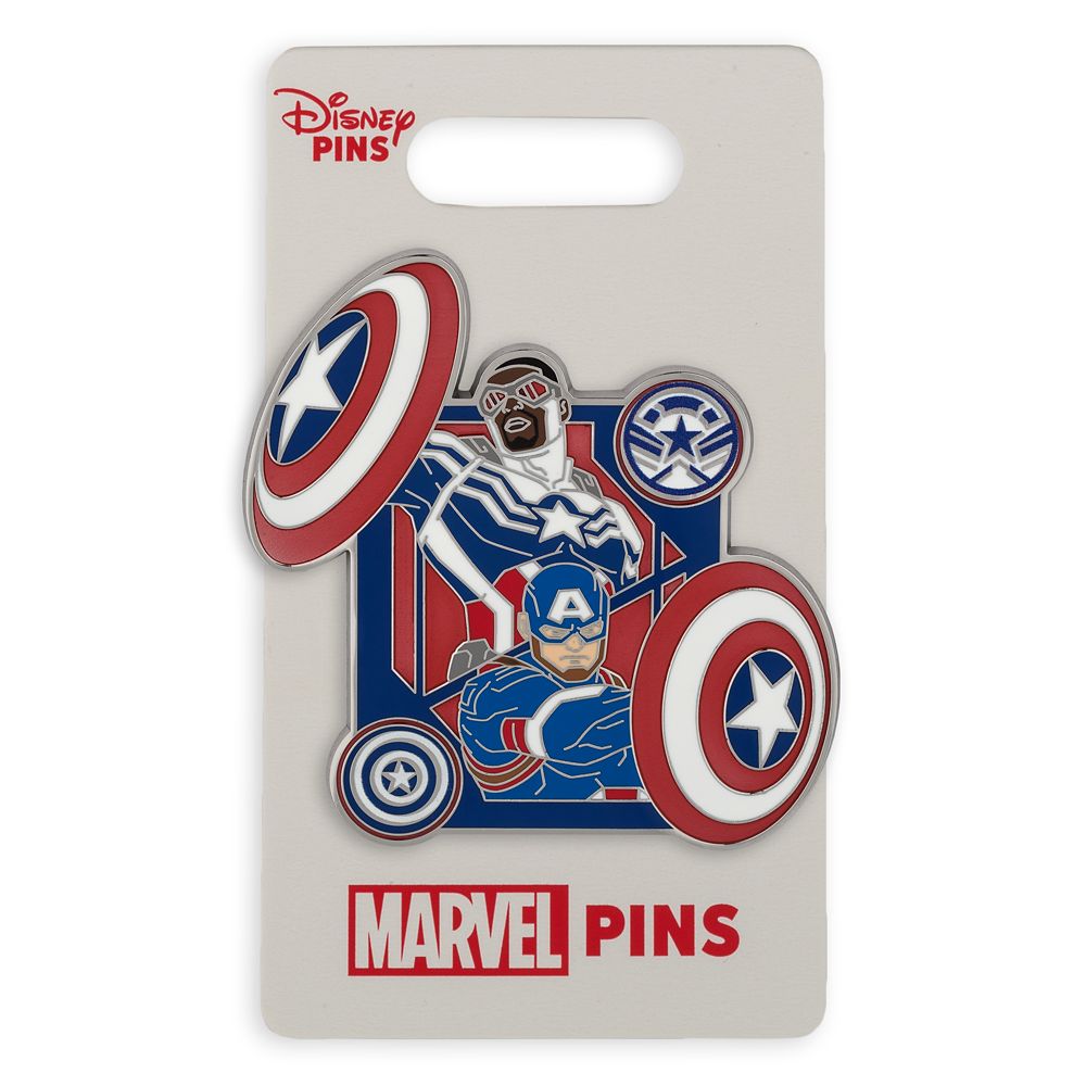 Captain America Pin &ndash;&nbsp;Sam Wilson and John Walker &ndash;&nbsp;The Falcon and the Winter Soldier