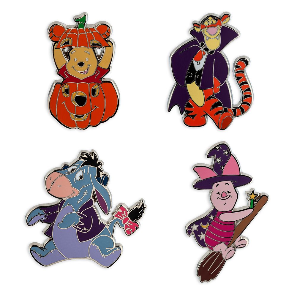 Winnie the Pooh and Pals Halloween Pin Set is here now